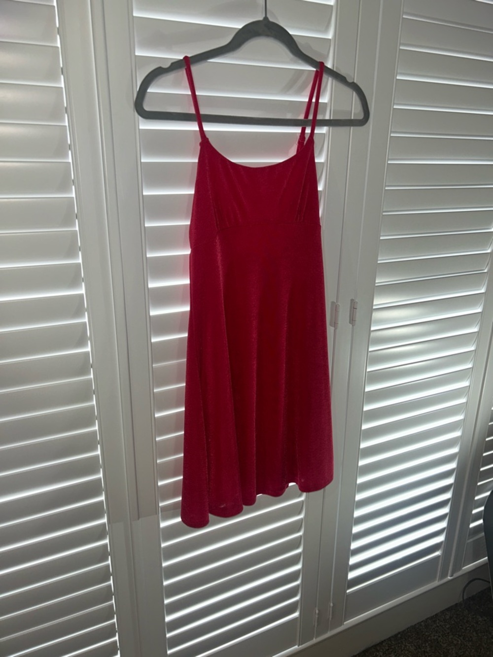 Dark Pink Slip Dress NWOT